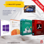 Pack Windows 10 Pro + kaspersky + Office365 + adobe Acrobat + 1 Mois IPTV Gratuit